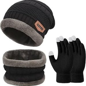 Fleece Fleece Lined Beanie - Purple