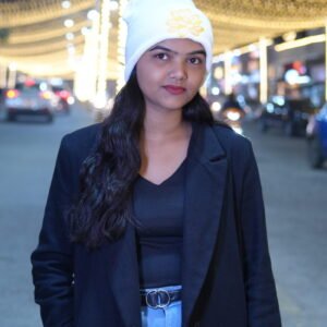 White Lotus Knit Beanie